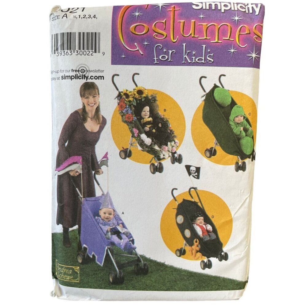 Simplicity Sewing Pattern 4021‎ Costumes and Stroller Decorations Toddler